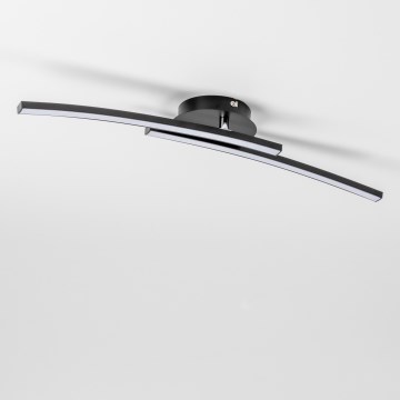 LED plafonska svetiljka 2xLED/6W/230V crna