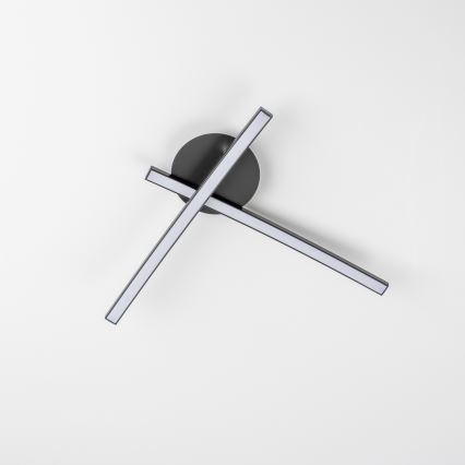 LED plafonska svetiljka 2xLED/6W/230V crna