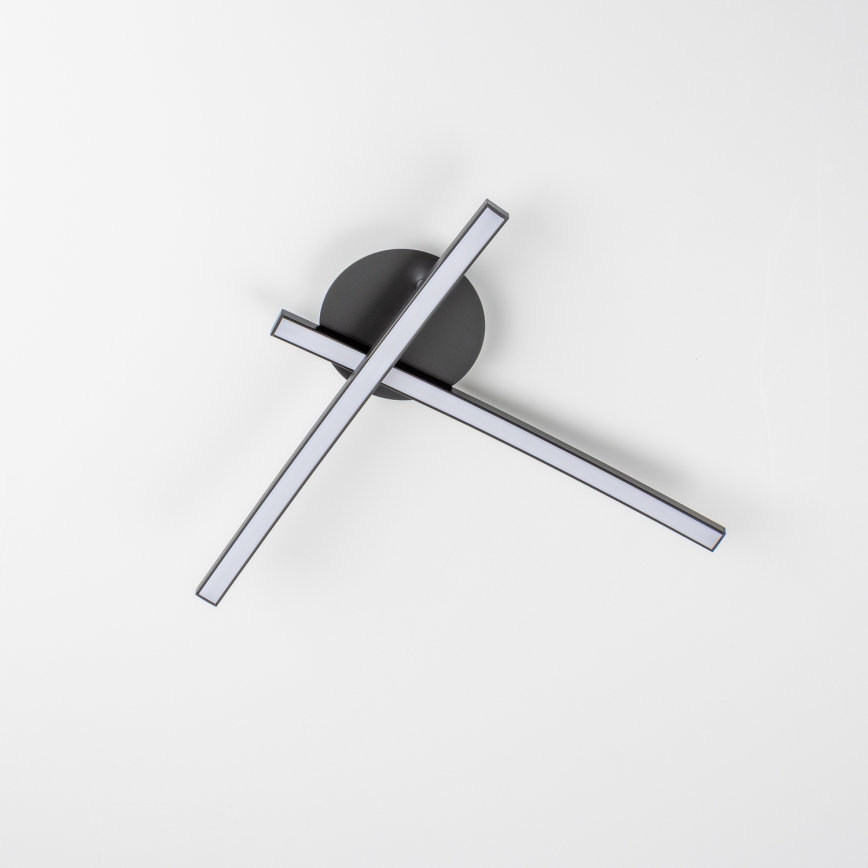 LED plafonska svetiljka 2xLED/6W/230V crna