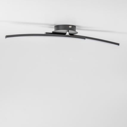 LED plafonska svetiljka 2xLED/6W/230V crna
