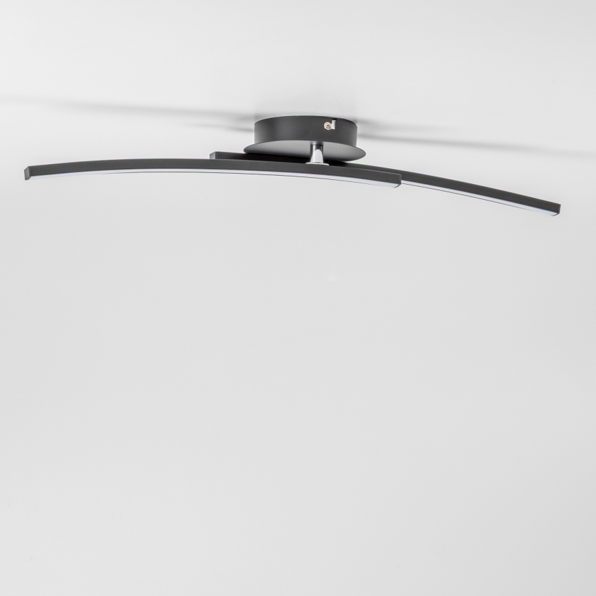 LED plafonska svetiljka 2xLED/6W/230V crna