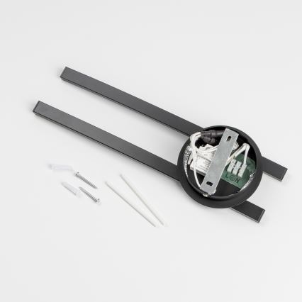 LED plafonska svetiljka 2xLED/6W/230V crna