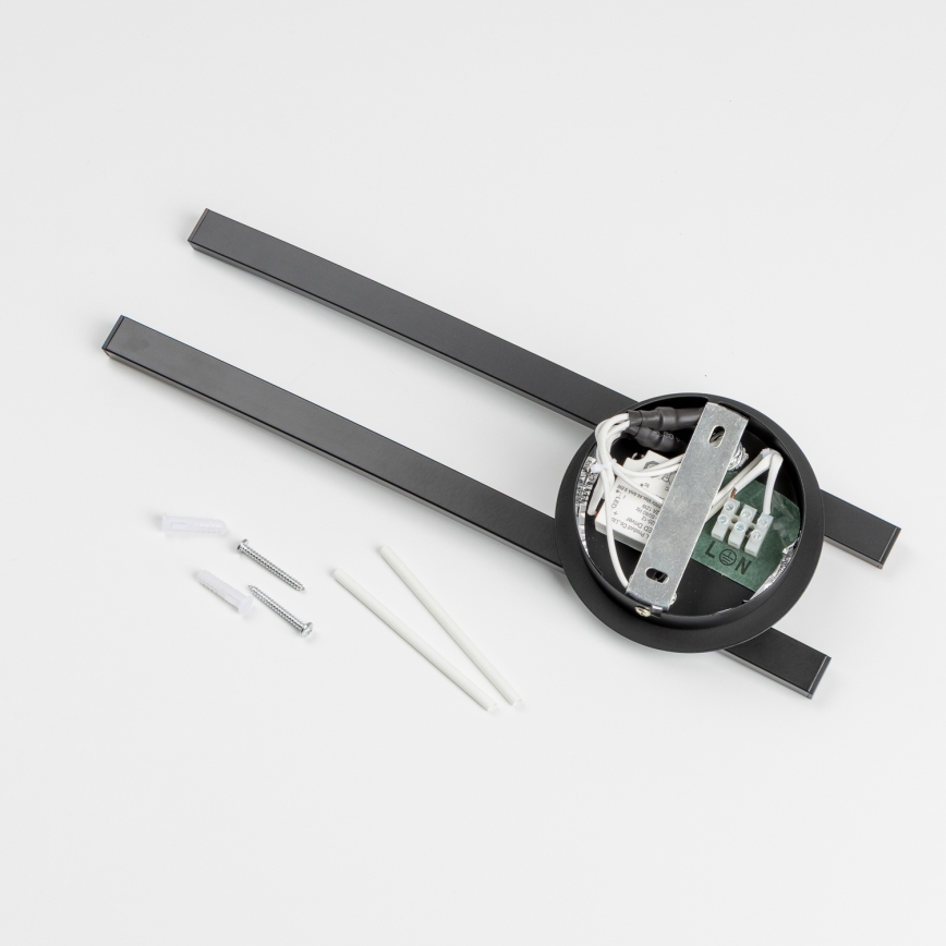 LED plafonska svetiljka 2xLED/6W/230V crna