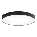 LED plafonska svetiljka CLEO LED/96W/230V 3000K prečnik 80 cm crna