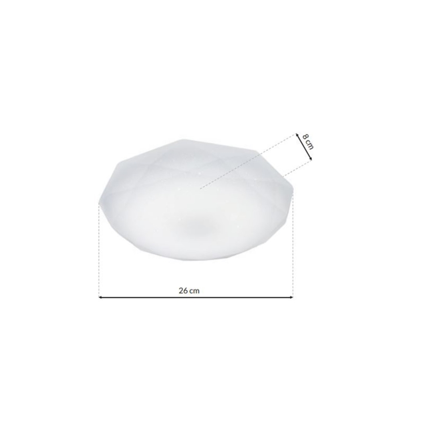 LED plafonska svetiljka HEX LED/12W/230V