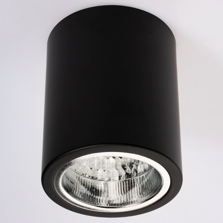 LED plafonska svetiljka JUPITER 1xE27/6W/230V 120x98 mm crna