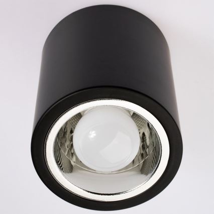 LED plafonska svetiljka JUPITER 1xE27/6W/230V 120x98 mm crna