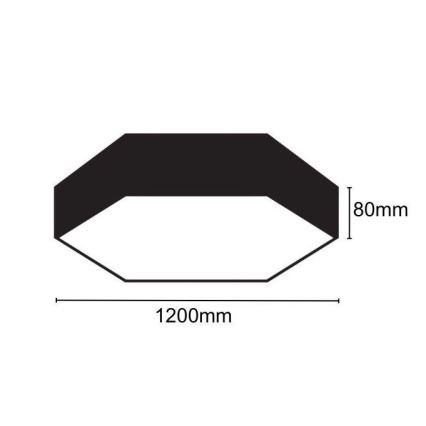 LED plafonska svetiljka LED/120W/230V 4000K preč. 120 cm
