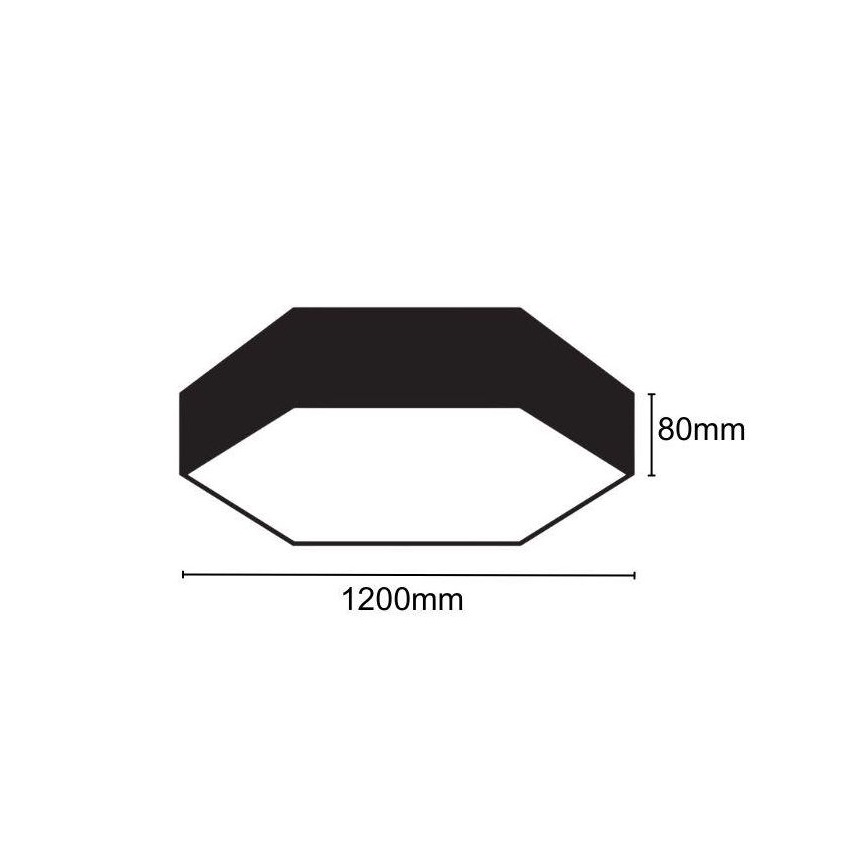 LED plafonska svetiljka LED/120W/230V 4000K preč. 120 cm