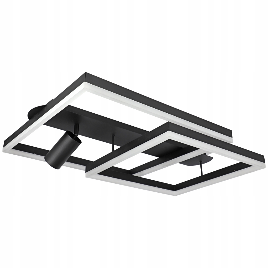 LED plafonska svetiljka LED/38W/230V + 1xGU10/30W crna