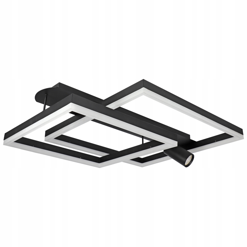 LED plafonska svetiljka LED/38W/230V + 1xGU10/30W crna