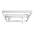 LED plafonska svetiljka LED/38W/230V + 2xGU10/30W bela