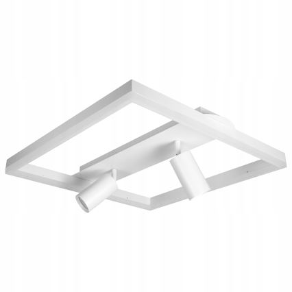 LED plafonska svetiljka LED/38W/230V + 2xGU10/30W bela