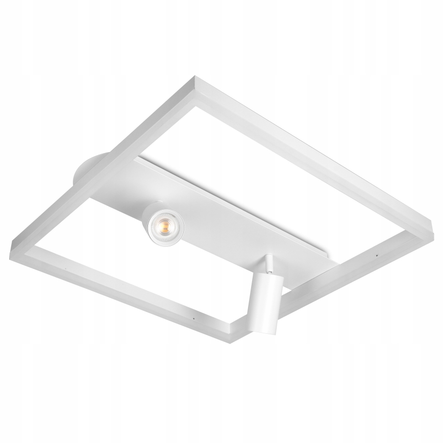 LED plafonska svetiljka LED/38W/230V + 2xGU10/30W bela