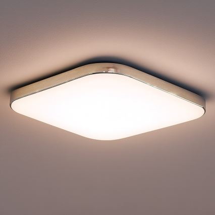 LED plafonska svetiljka NEMO LED/36W/230V 50x50 cm sjajni hrom