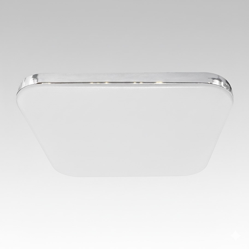 LED plafonska svetiljka NEMO LED/36W/230V 50x50 cm sjajni hrom