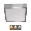 LED plafonska svetiljka NEXXO LED/12,5W/230V 3000/3500/4000K 17x17 cm sjajni hrom