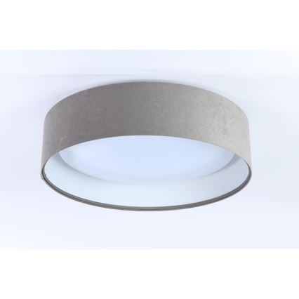 LED prigušiva plafonska lampa SMART GALAXY LED/24W/230V prečnika 45 cm 2700-6500K Wi-Fi Tuya siva/bela + daljinski upravljač