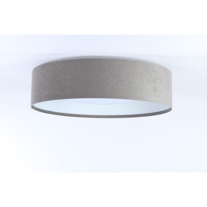 LED prigušiva plafonska svetiljka SMART GALAXY LED/36W/230V prečnik 55 cm 2700-6500K Wi-Fi Tuya siva/bela + sa daljinskim upravljačem