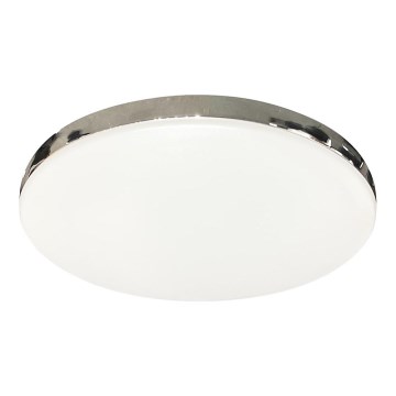 LED plafonska svetiljka za kupatilo MAYA LED/15W/230V, prečnika 33 cm, IP44, sjajni hrom