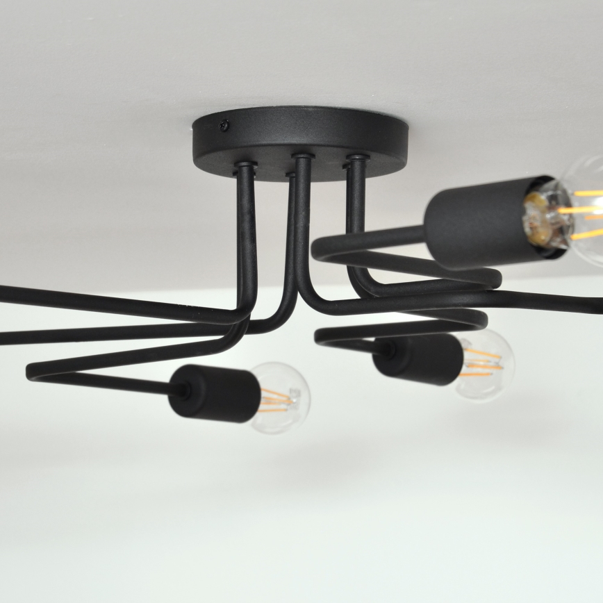 LED plafonski luster TUBE 6xE27/15W/230V