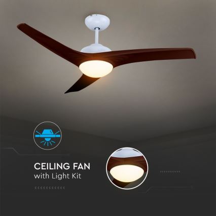 LED plafonski ventilator LED/15W/230V 3000/4000/6400K + daljinski upravljač