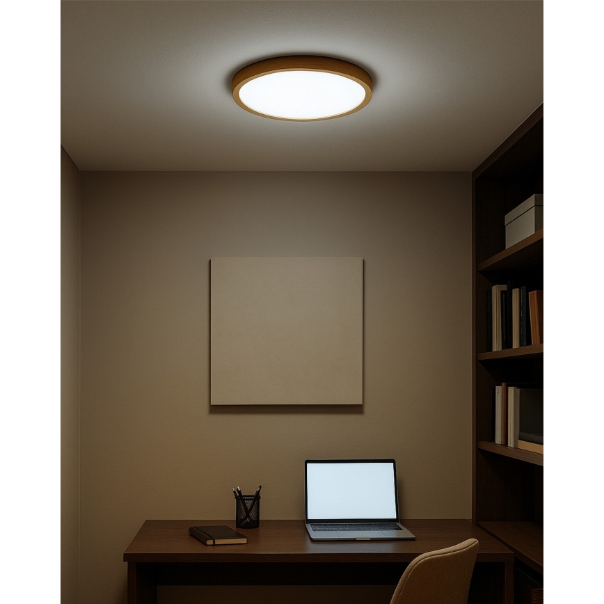 LED plafonsko svetlo 18W/230V, 3000/4000/6500K, prečnik 23 cm, bež