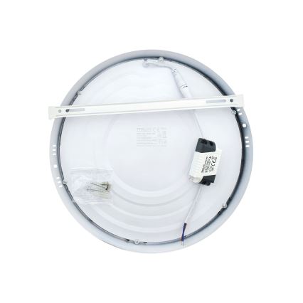 LED plafonsko svetlo 24W/230V, 4200K, prečnik 28,5 cm, belo