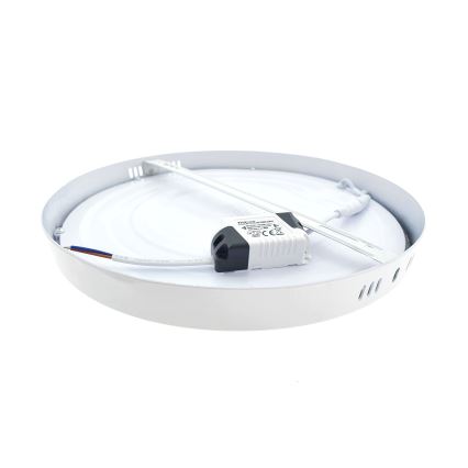 LED plafonsko svetlo 24W/230V, 4200K, prečnik 28,5 cm, belo