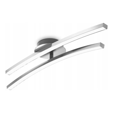 LED plafonsko svetlo 2xLED/6W/230V sjajni hrom