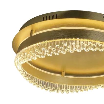 LED plafonsko svetlo 36W/230V, prečnik 43 cm, zlatno