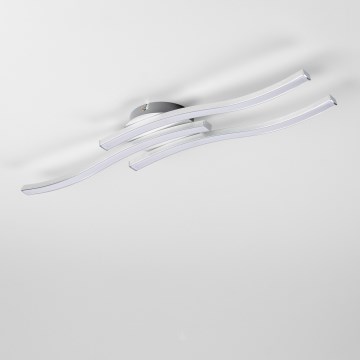 LED plafonsko svetlo 3xLED/6W/230V 3000K srebrno