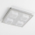 LED plafonsko svetlo 4xLED/5W/230V 3000K 28x28 cm mat hrom