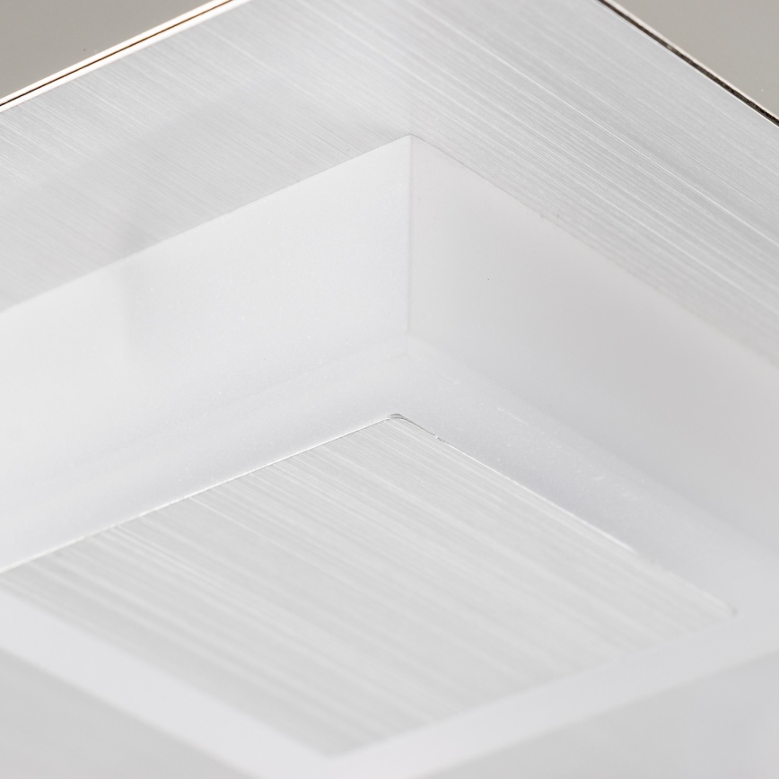 LED plafonsko svetlo 4xLED/5W/230V 3000K 28x28 cm mat hrom