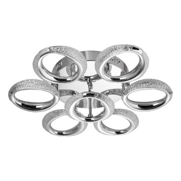 LED plafonsko svetlo 7xLED/14W/230V 3000-5000K prečnik 50 cm sjajni hrom