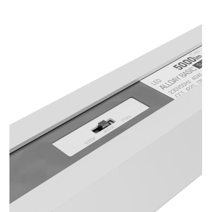 LED plafonsko svetlo ALLDAY BASIC LED/20/30/40W/230V 2700/4000/6000K 120 cm bela