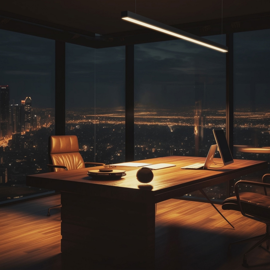 LED plafonsko svetlo ALLDAY BASIC LED/40W/230V 2700/4000/6000K crna