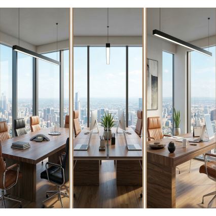 LED plafonsko svetlo ALLDAY BASIC LED/40W/230V 2700/4000/6000K crna