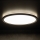 LED plafonsko svetlo AZPO LED/11,8W/230V 3000/4000/6000K prečnika 22,5 cm IP54 crno