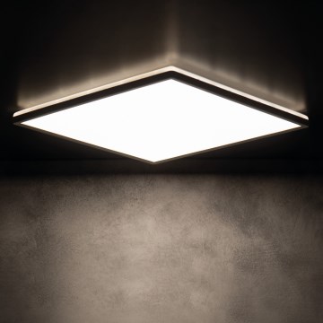LED plafonsko svetlo AZPO LED/17,5W/230V 3000/4000/6000K 30x30 cm IP54 crna