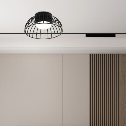 LED plafonsko svetlo BETSY LED/12W/230V, prečnik 25 cm, crno