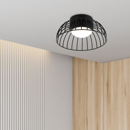 LED plafonsko svetlo BETSY LED/12W/230V, prečnik 25 cm, crno