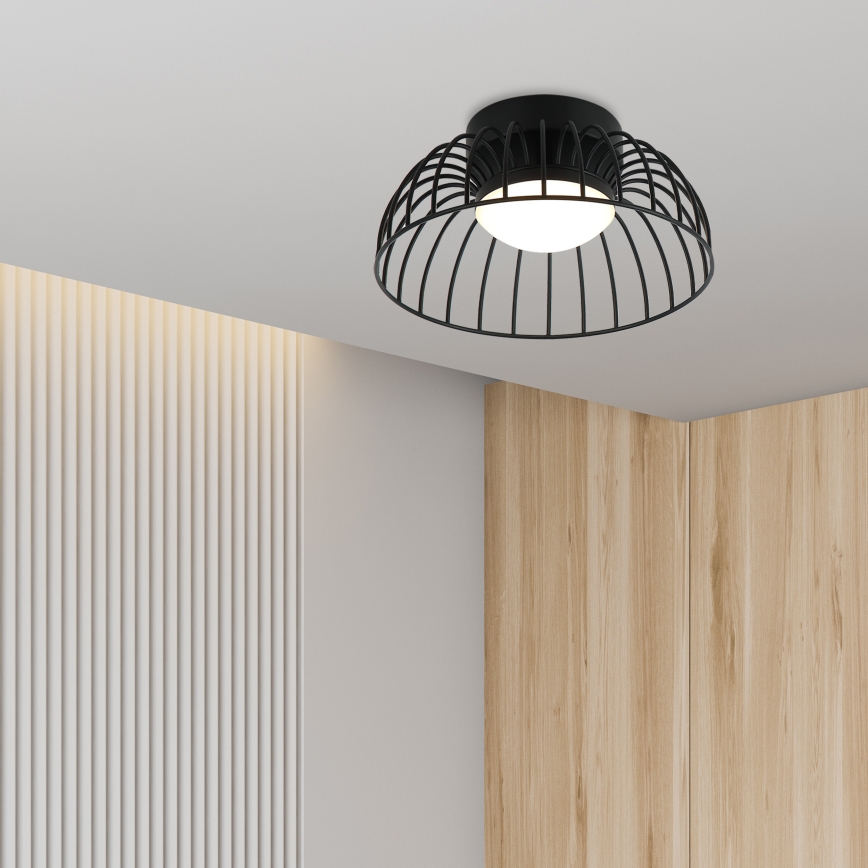 LED plafonsko svetlo BETSY LED/12W/230V, prečnik 25 cm, crno