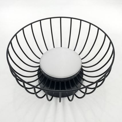 LED plafonsko svetlo BETSY LED/12W/230V, prečnik 25 cm, crno