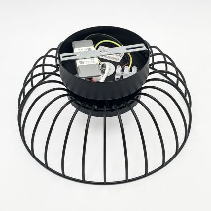 LED plafonsko svetlo BETSY LED/12W/230V, prečnik 25 cm, crno