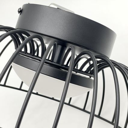LED plafonsko svetlo BETSY LED/12W/230V, prečnik 25 cm, crno