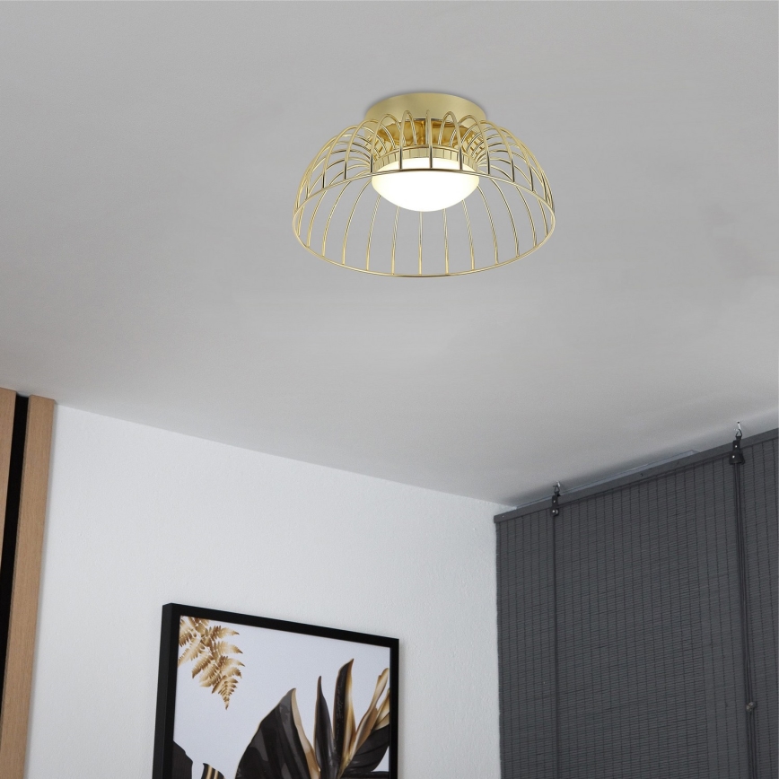 LED plafonsko svetlo BETSY LED/12W/230V, prečnik 25 cm, zlatna