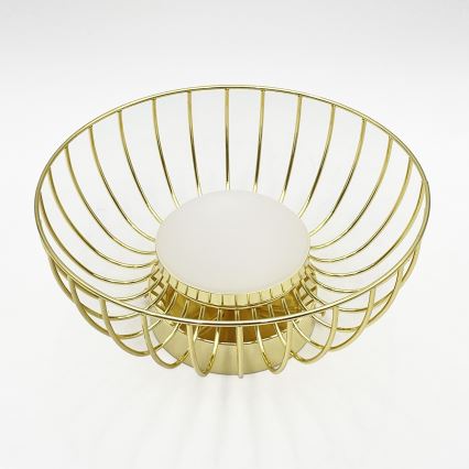 LED plafonsko svetlo BETSY LED/12W/230V, prečnik 25 cm, zlatna