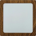 LED plafonsko svetlo BLOCK LED/12W/230V 4200K 16,3x16,3 cm braon
