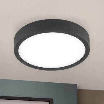 LED plafonsko svetlo BULLY LED/12W/230V prečnika 14 cm crno